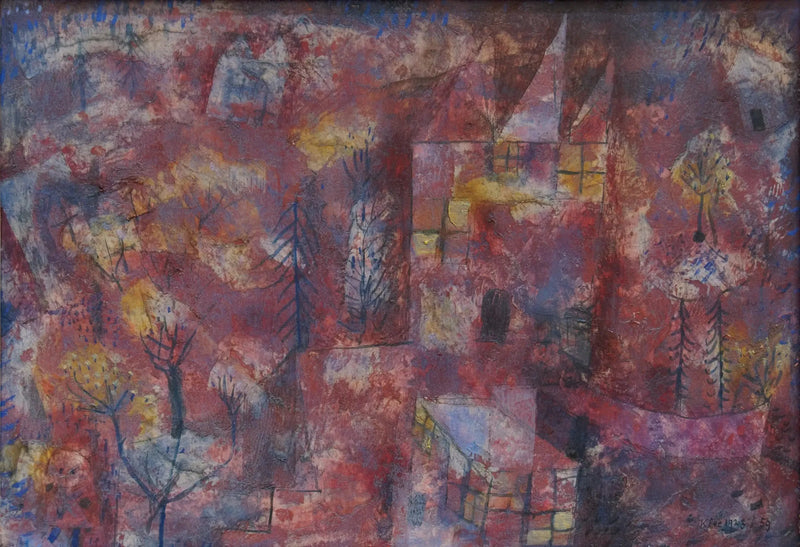 krajobraz z dzieckiem - Paul Klee