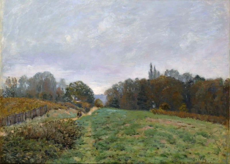 Krajobraz w Louveciennes - Alfred Sisley