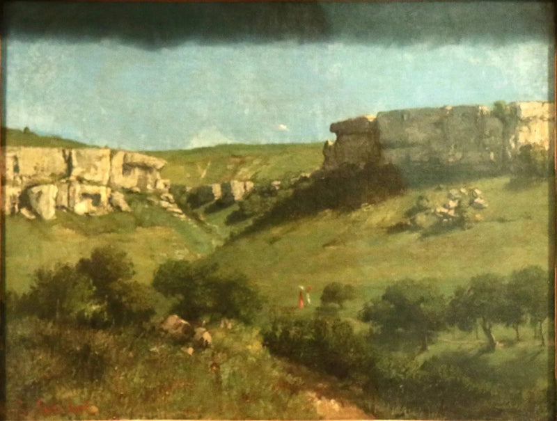 Pejzaż w Ornans - Gustave Courbet