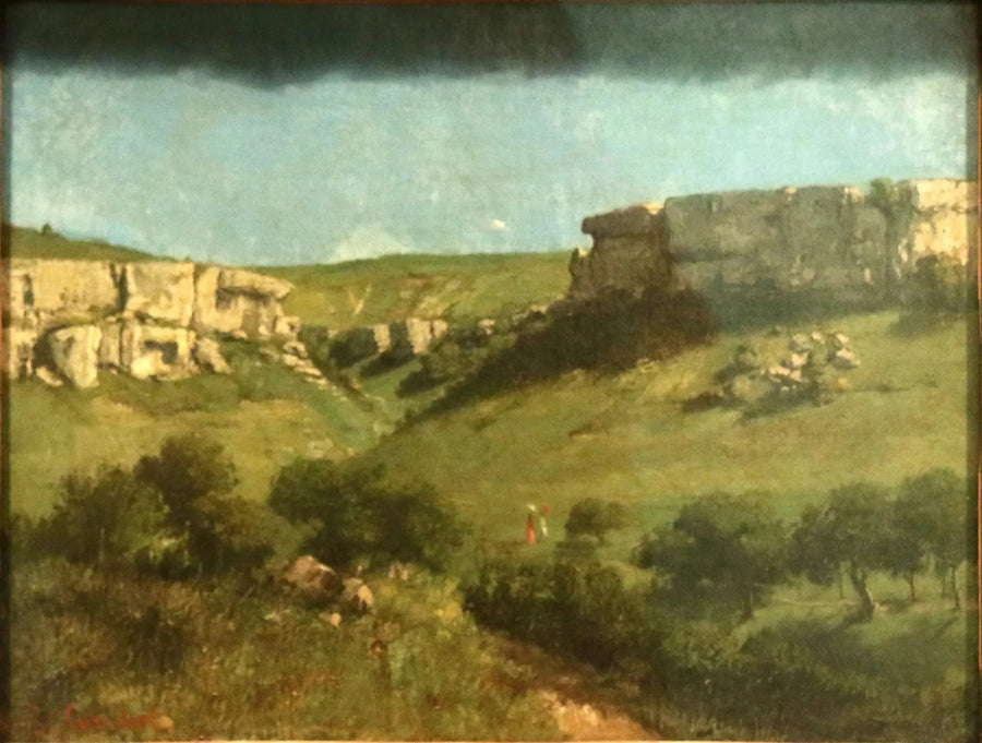 Pejzaż w Ornans - Gustave Courbet