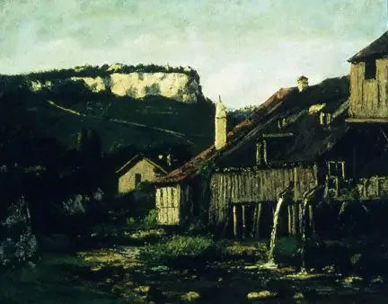 Pejzaż w Ornans - Gustave Courbet