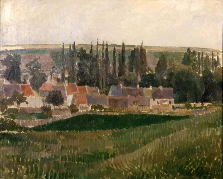 Krajobraz w Osny - Camille Pissarro