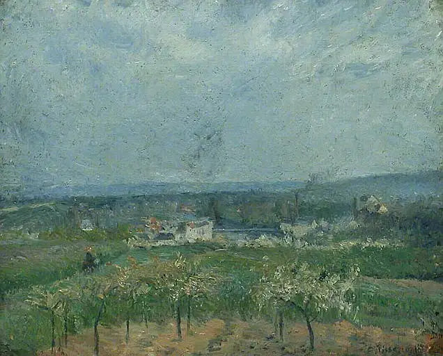 Krajobraz w Pontoise - Camille Pissarro
