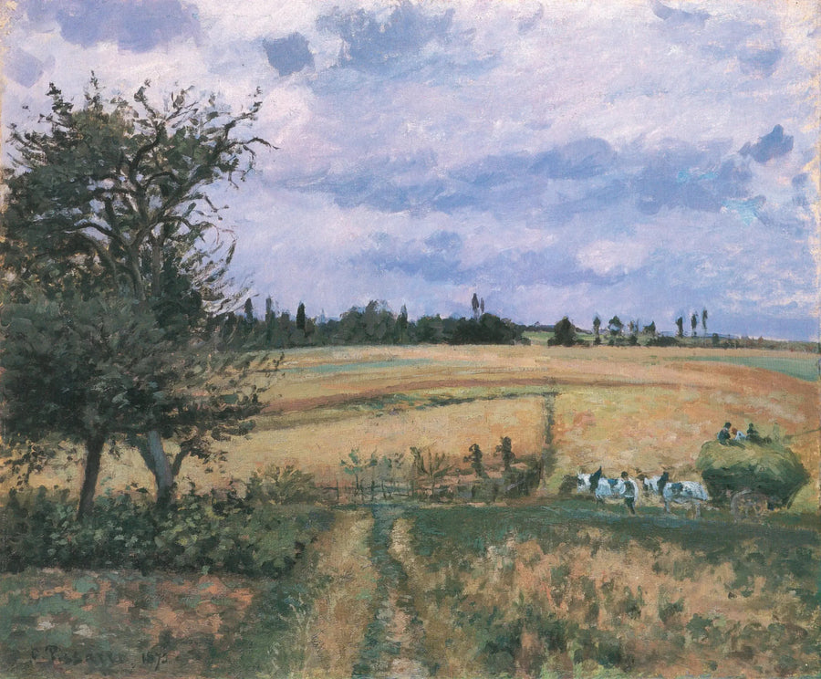 Krajobraz w Pontoise - Camille Pissarro