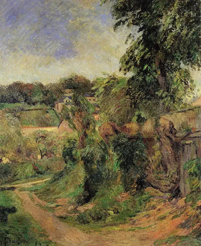 Krajobraz w Rouen - Paul Gauguin