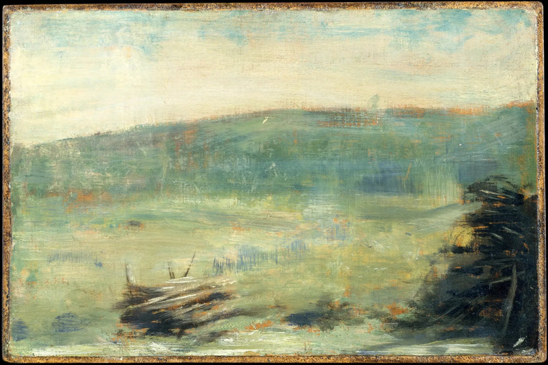 Krajobraz w Saint-Ouen - Georges Seurat