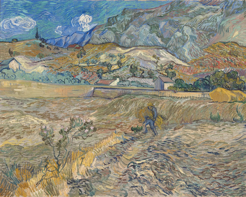 Pejzaż w Saint-Rémy - Vincent van Gogh