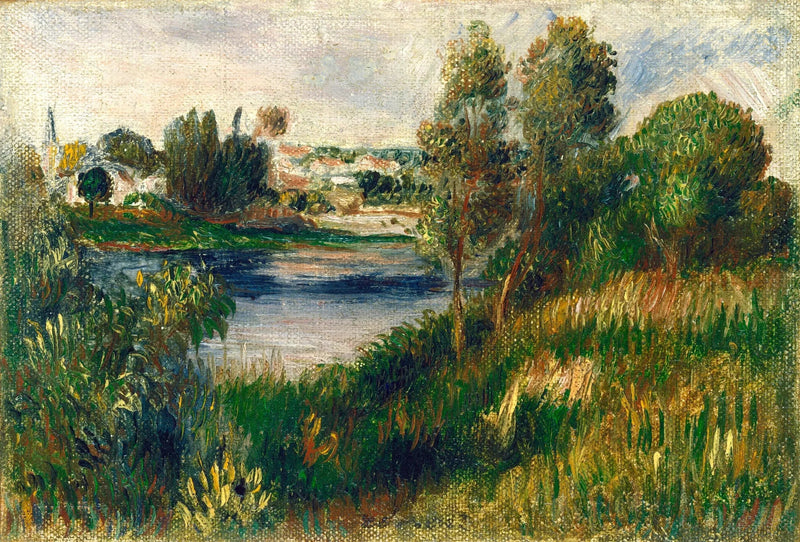 Krajobraz w Vétheuil - Pierre-Auguste Renoir