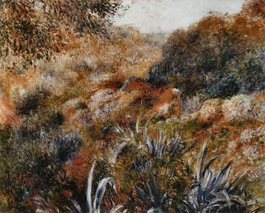Algierki krajobraz, wąwóz dzikiej kobiety - Pierre-Auguste Renoir