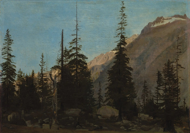 Krajobraz alpejski: Handegg, Szwajcaria - Jean-Léon Gérôme