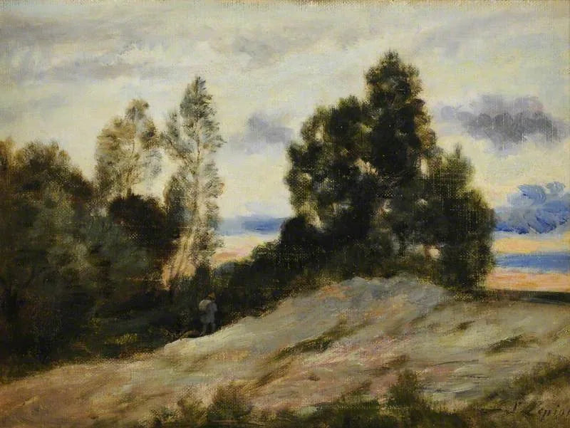 Pejzaż z drzewami - Stanislas Lépine