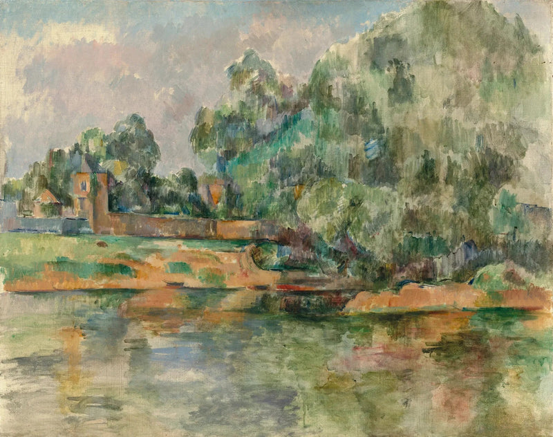 Pejzaż nad wodą - Paul Cézanne