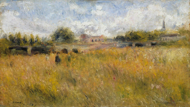 Krajobraz nad Sekwaną w Rueil - Pierre-Auguste Renoir
