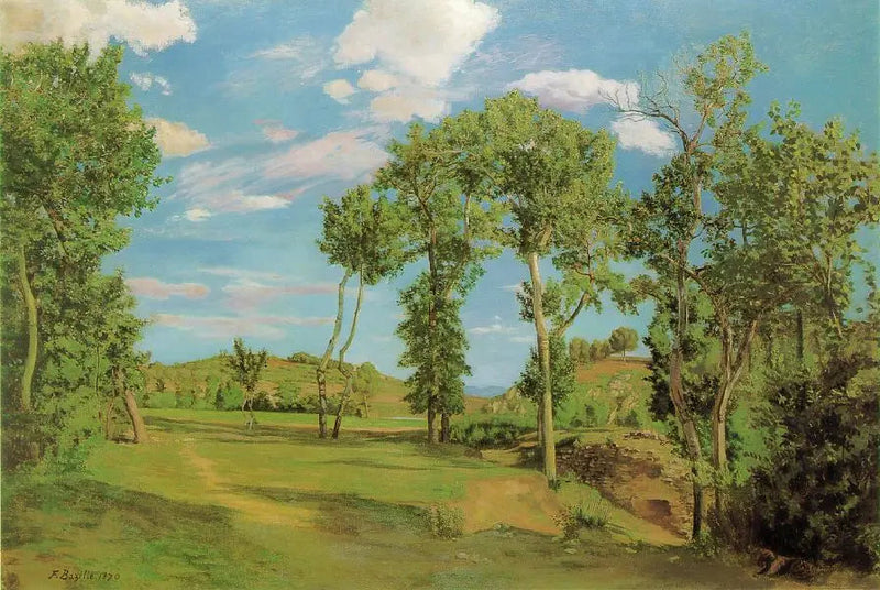 Krajobraz nad Lezem - Frédéric Bazille