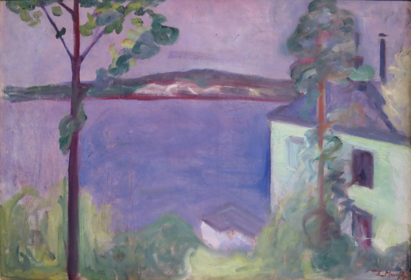 Krajobraz w blasku księżyca - Edvard Munch