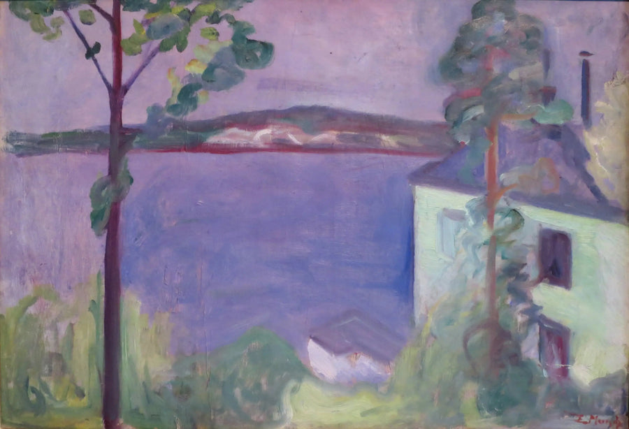 Krajobraz w blasku księżyca - Edvard Munch