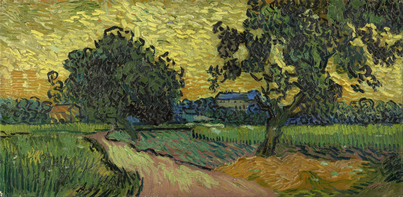 Pejzaż o zmierzchu - Vincent van Gogh