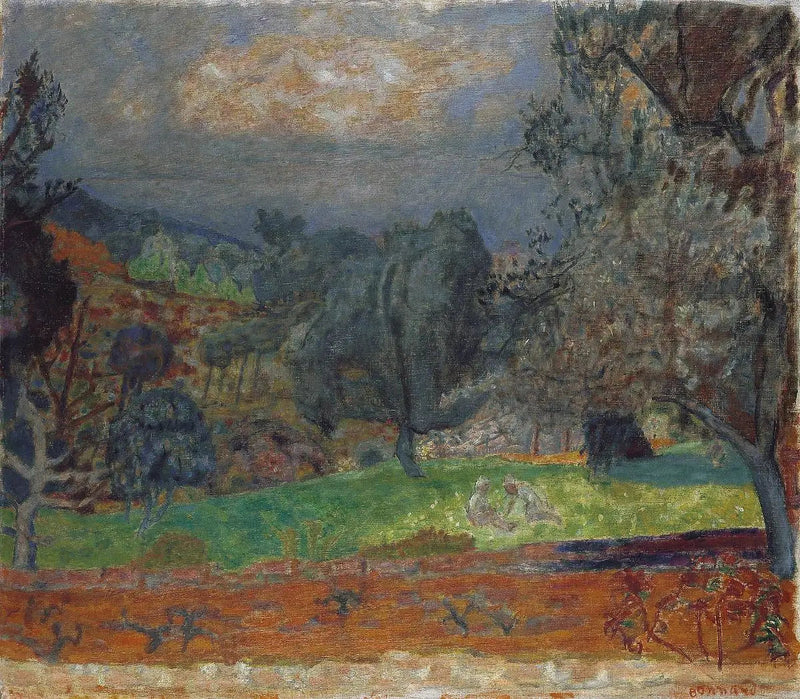 Krajobraz przy zachodzie słońca. Le Cannet - Pierre Bonnard