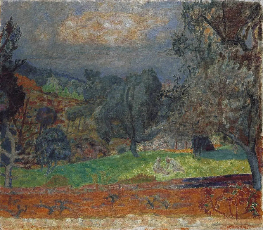 Krajobraz przy zachodzie słońca. Le Cannet - Pierre Bonnard