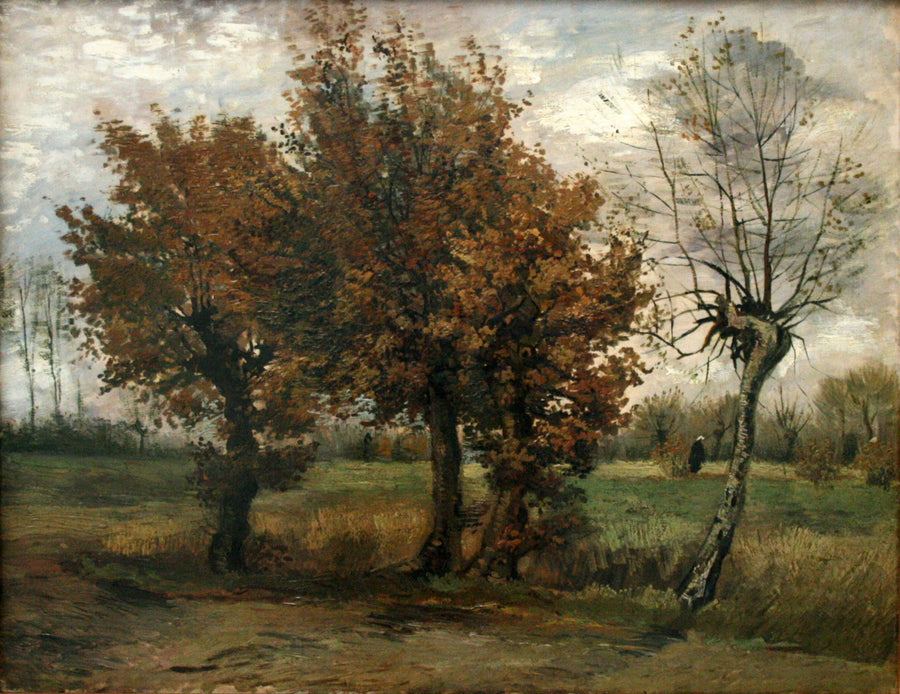 Pejzaż jesienny z czterema drzewami - Vincent van Gogh