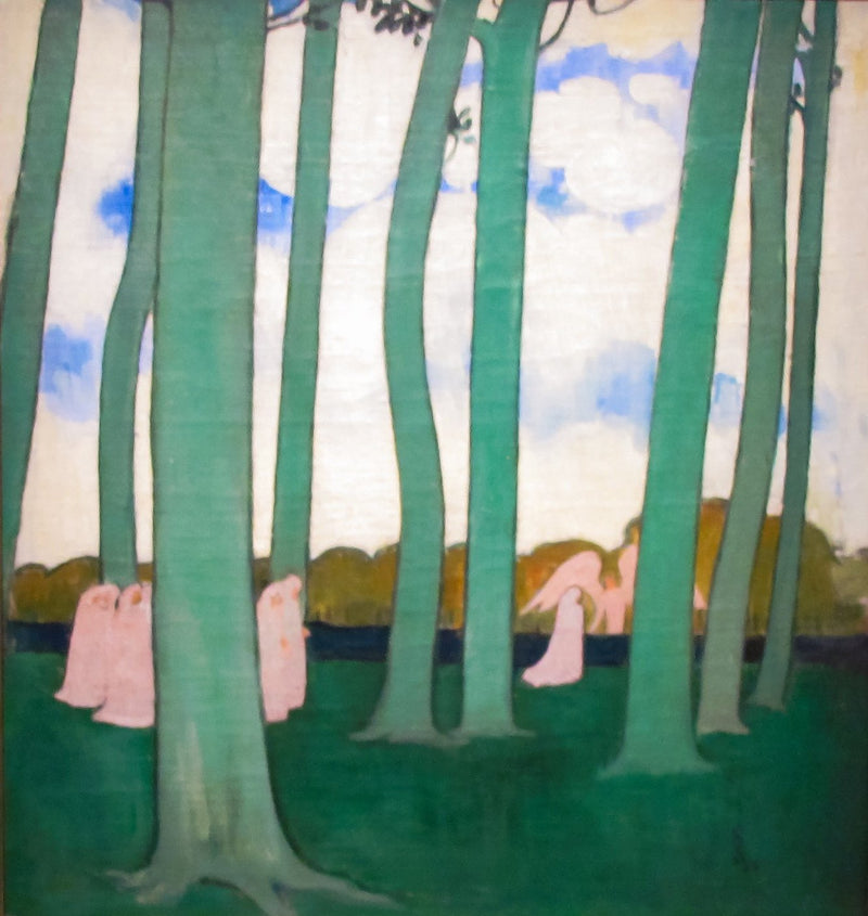 Pejzaż z zielonymi drzewami - Maurice Denis