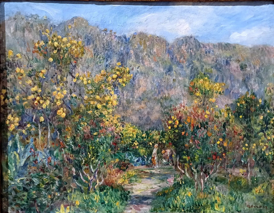 Krajobraz z mimozami - Pierre-Auguste Renoir