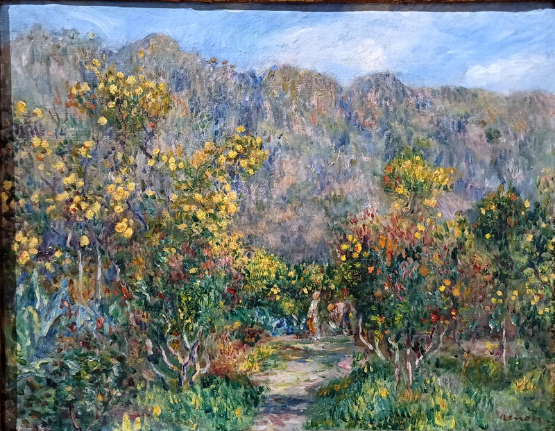 Krajobraz z mimozami - Pierre-Auguste Renoir