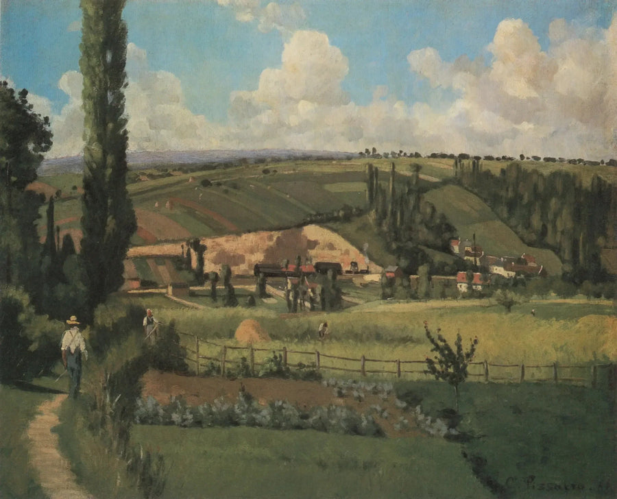 Krajobraz z Pâtis, Pontoise - Camille Pissarro