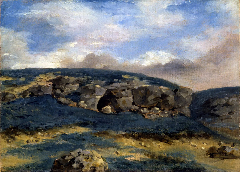 Krajobraz z głazami - Eugène Delacroix