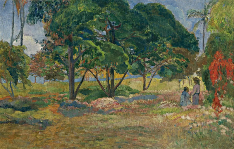 Krajobraz z trzema drzewami - Paul Gauguin