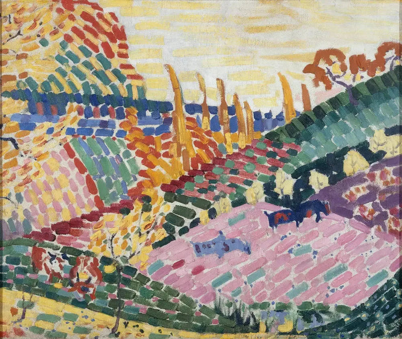 Krajobraz z krowami - Robert Delaunay