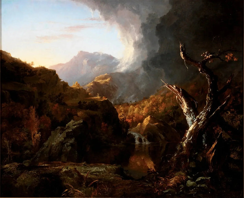 Pejzaż z martwym drzewem - Thomas Cole