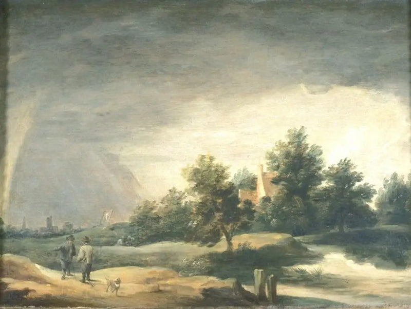 Pejzaż z tęczą - David Teniers Młodszy