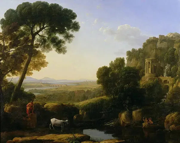 Pejzaż z Argusem strzegącym Io - Claude Lorrain