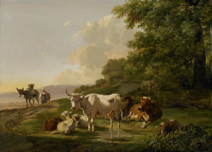 Paysage avec du bétail - Pieter Gerardus van Os