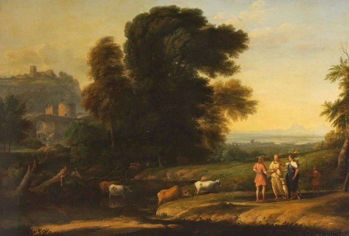 Paysage avec Céphale et Procris réunis par Diane - Claude Lorrain - Alpha Reproduction