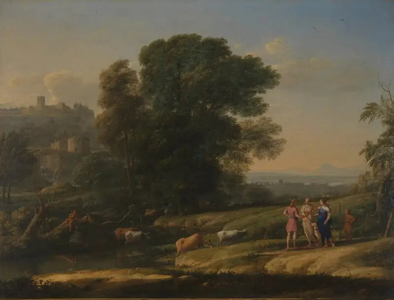 Pejzaż z Céfale i Prokris zjednoczonymi przez Dianę - Claude Lorrain