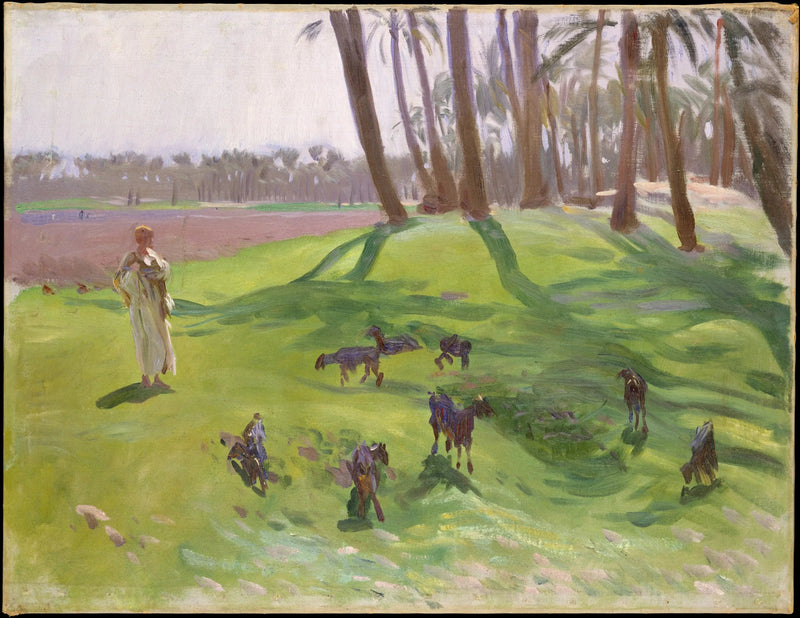 Krajobraz z pasterzem - John Singer Sargent