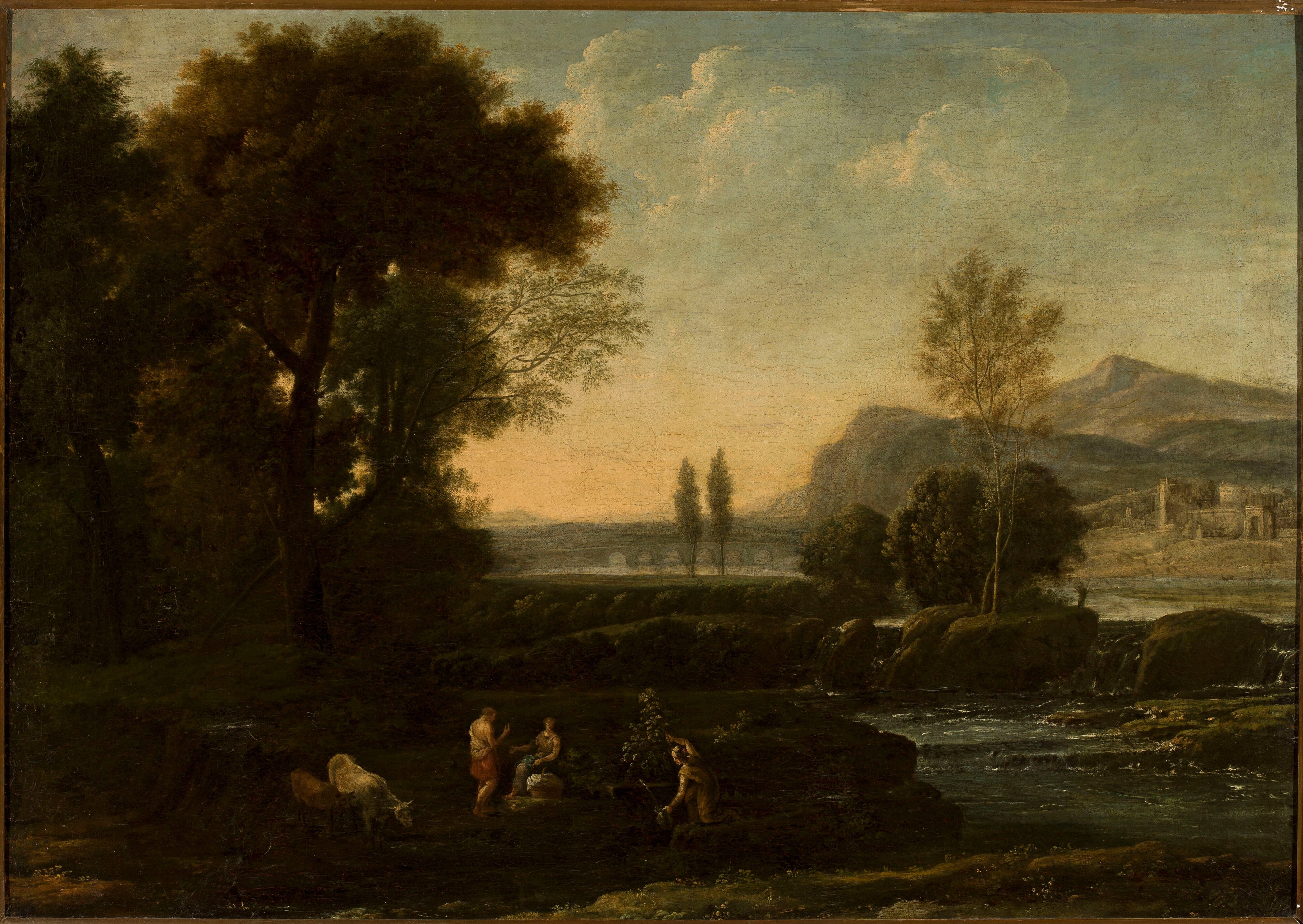 Pejzaż z pasterzami - Claude Lorrain