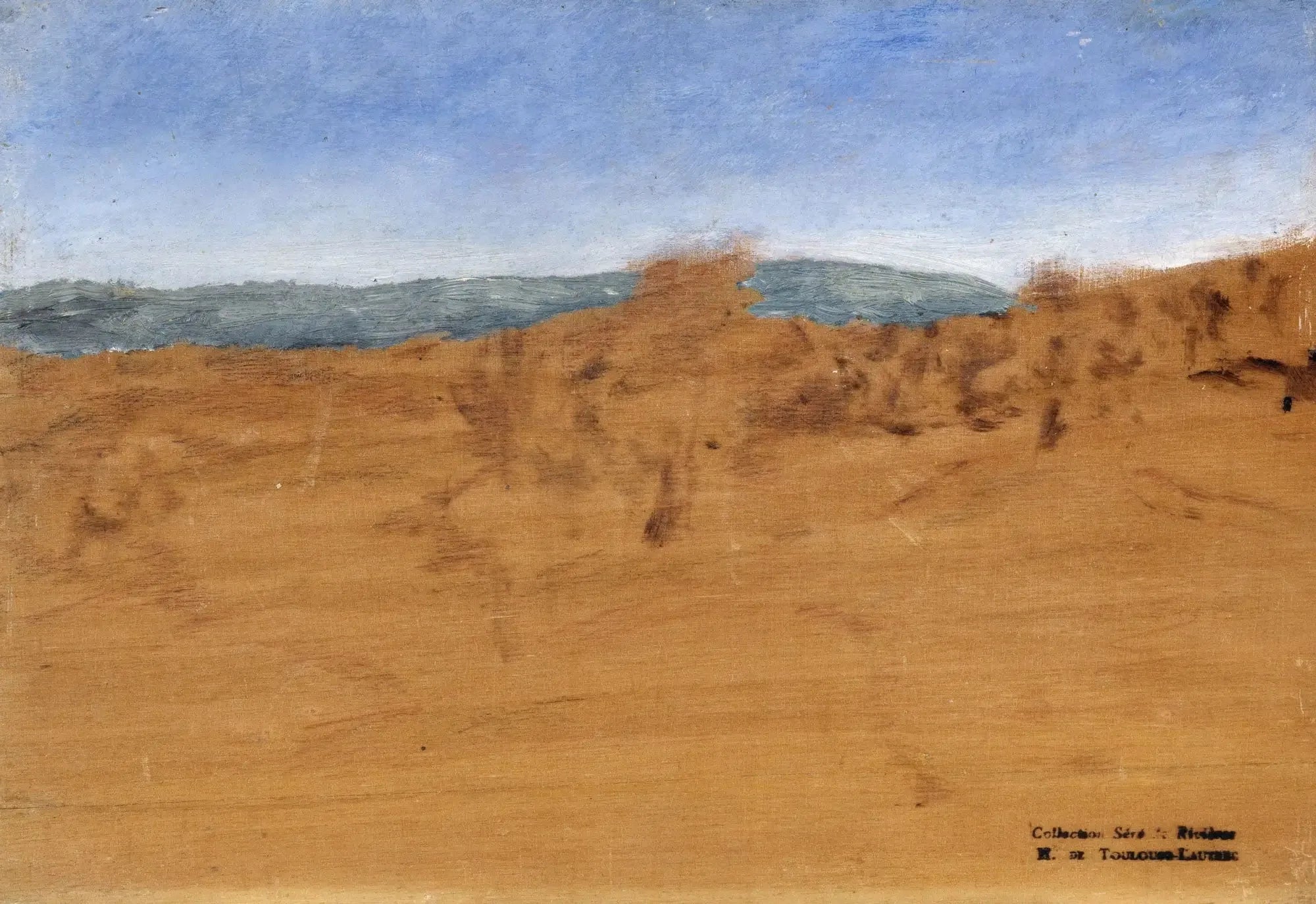 Paysage avec des dunes près d'Arcachon - Henri de Toulouse-Lautrec image 1 copie peinte à la main à l’huile