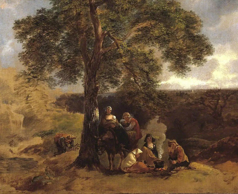 Pejzaż z cyganami - Thomas Gainsborough