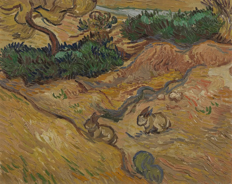 Pejzaż z królikami - Vincent van Gogh