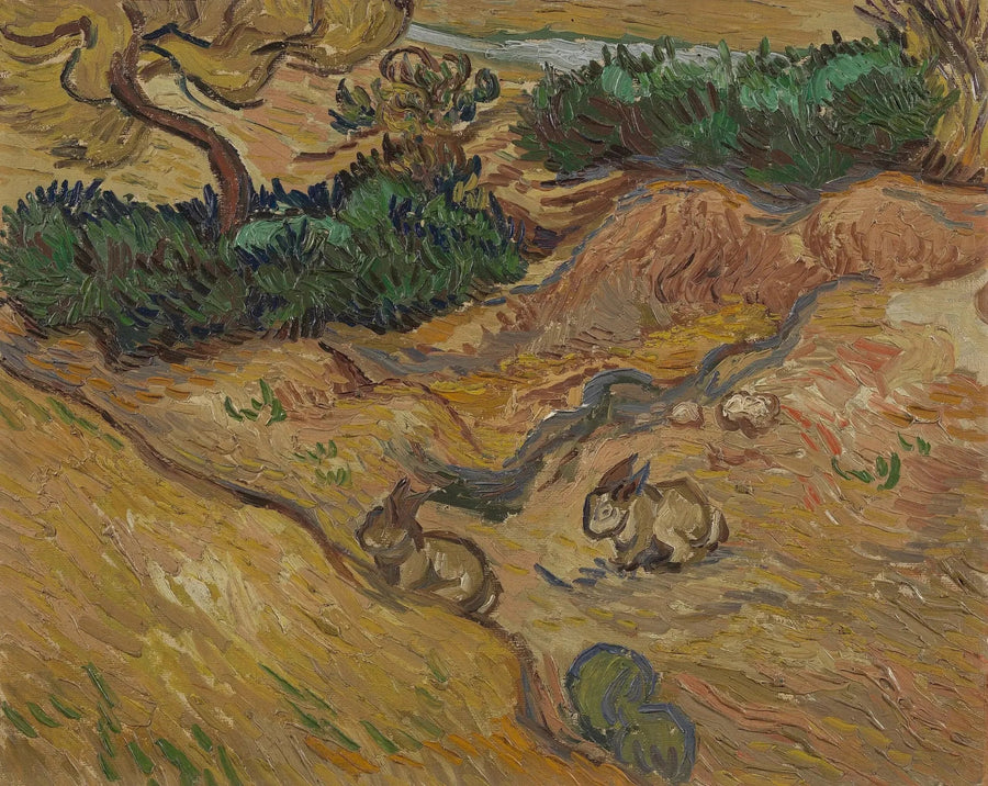 Pejzaż z królikami - Vincent van Gogh
