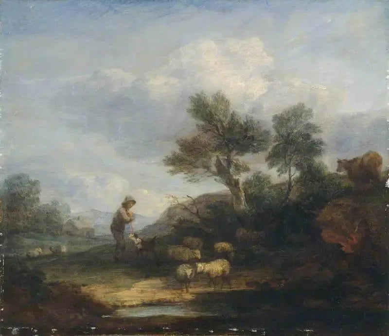 Pejzaż z owcami - Thomas Gainsborough