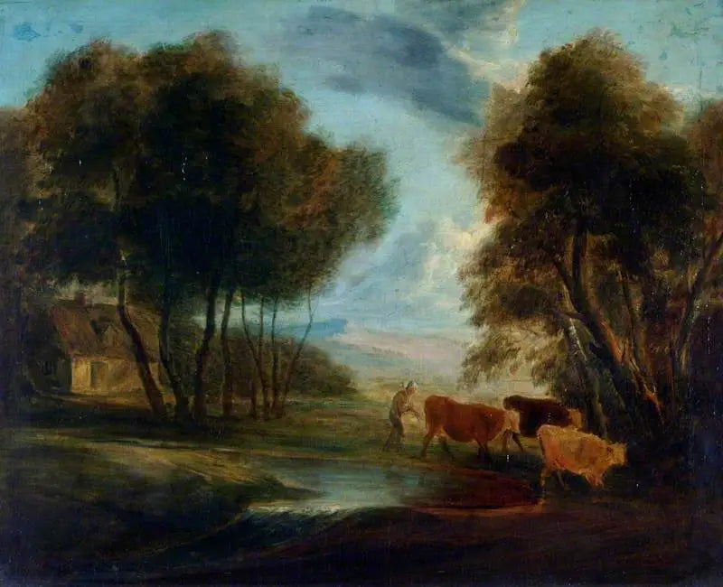 Pejzaż z krowami - Thomas Gainsborough