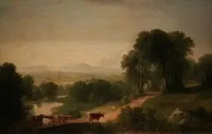 Pejzaż z bydłem - Asher Brown Durand