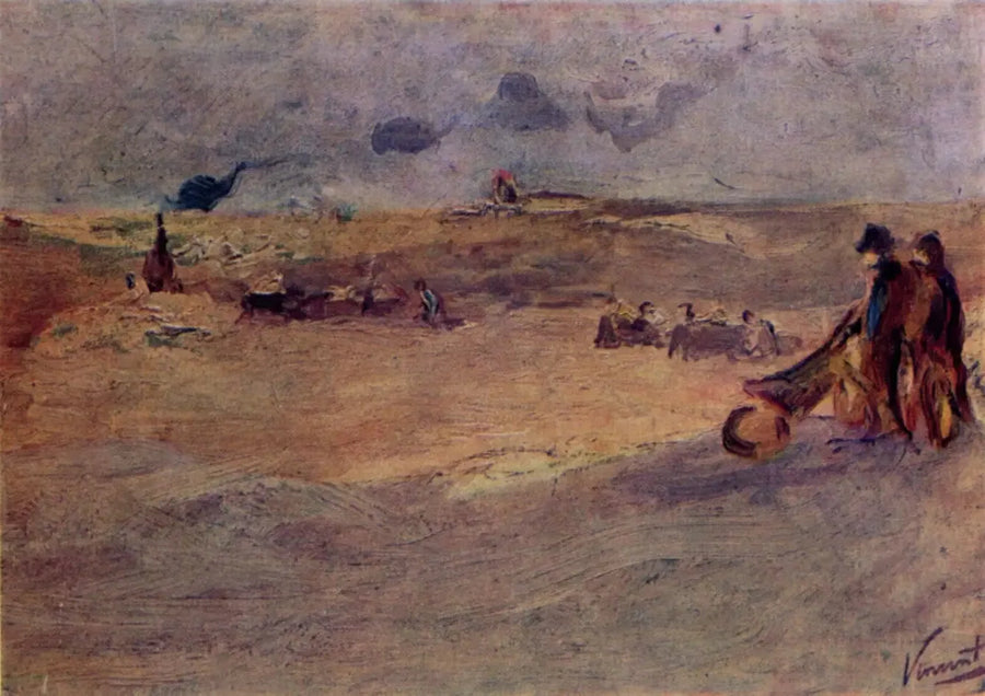 Krajobraz z wydmami i postaciami - Vincent van Gogh