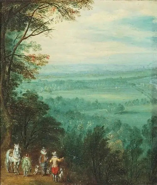 Pejzaż z postaciami - David Teniers Młodszy