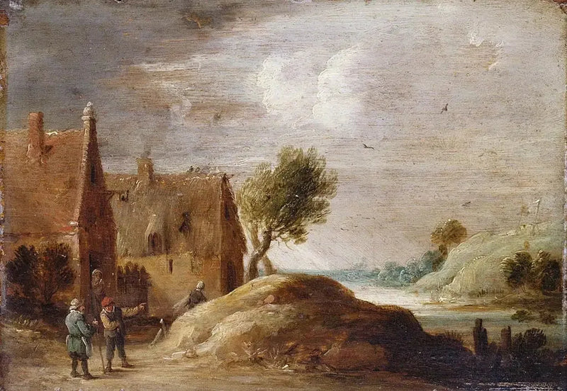 Krajobraz z postaciami - David Teniers Młodszy