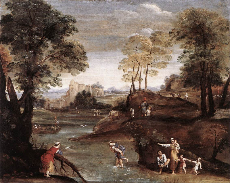Pejzaż z Fordem - Domenichino